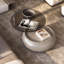 Table basse pivotante moderne 50,39 po avec plateau en verre trempé