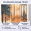 «Forest Sunset», art mural Woodland-609806057-609806058