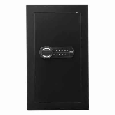 Wall Safe, 3-Tier Hidden Wall Mounted Safe with Password & Key, Q235 Cold-Rolled Steel In-Wall Box with LED Lighting, 2 Adjustable Shelves & 5 Key Holders for Money, Jewelry, Passport, Black