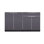 Ensemble de 2 armoires modulaires en aluminium pour l'extérieur l 64 po x P 24 po x H 36,5 po