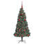 Artificial Pre-lit Christmas Tree with Ball Set-1964117820-1964117792