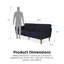 Mirrabooka Twin 204.5cm Upholstered Convertible Sofa-653073274