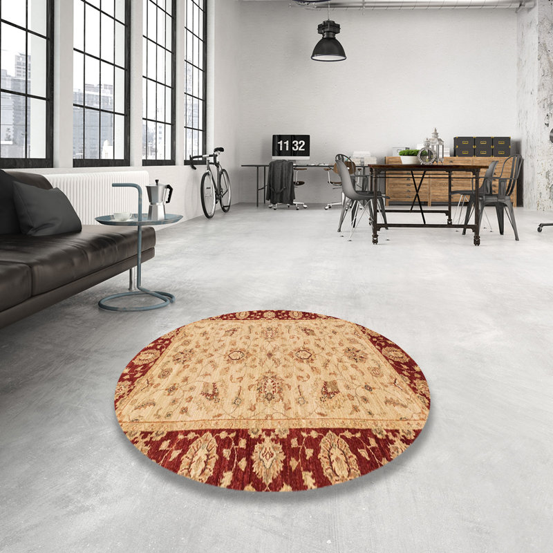 Tapis abstrait moderne 3561, Rond 6 pi