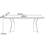 Rectangular dining table in French style-111030963