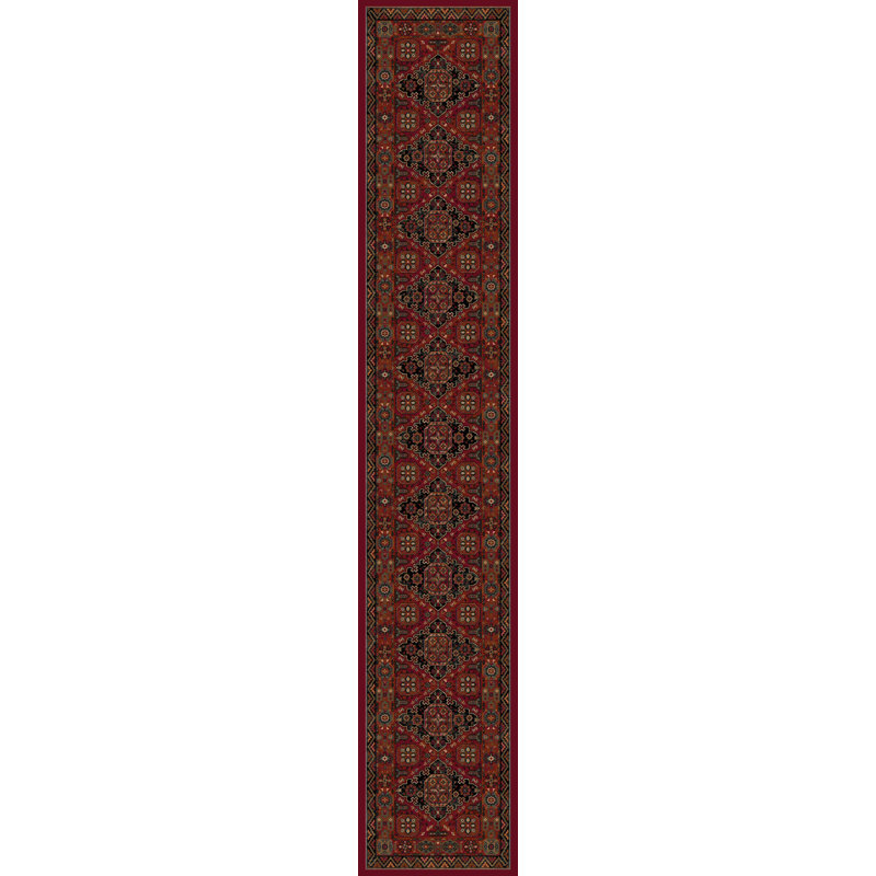 Abbeville Oriental Wool Area Rug, Runner 67 x 275cm