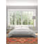 Tapis de couloir unique en laine noué à la main style années 1990 de 4 pi 6 po x 12 pi 8 po Monasia
