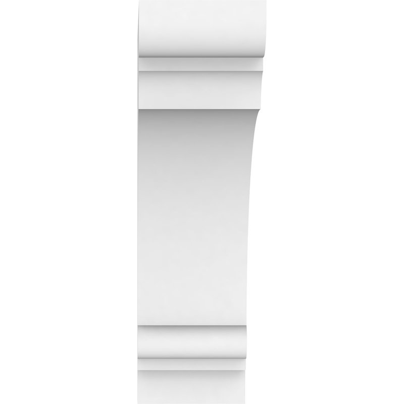 Support Standard Hughes Architectural Grade PVC, H 12 po x l 3,5 po x p 12 po