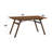 Kaela Walnut Finish Dining Table
