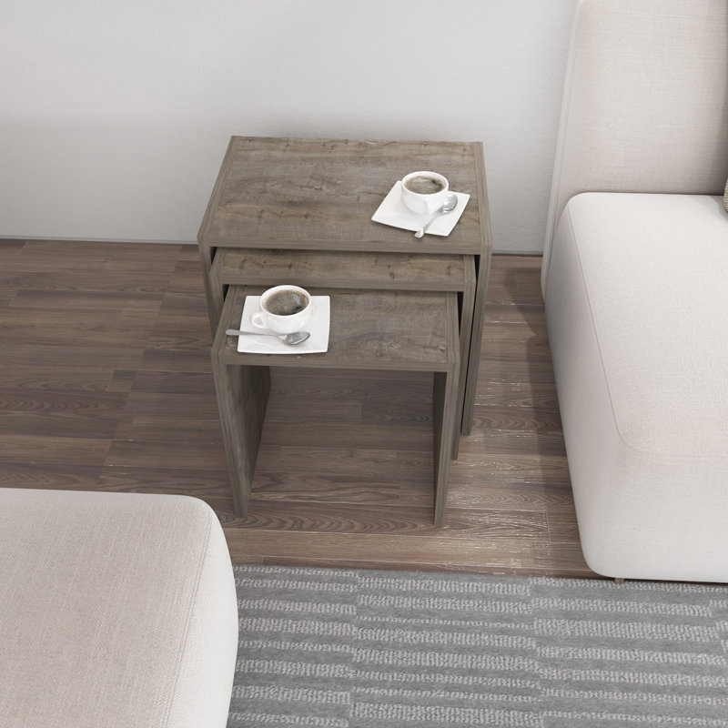 Table gigogne, Gris