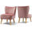 Tocco Velvet Slipper Chair-2046642396