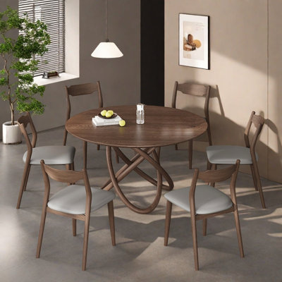 Ensemble de table de salle à manger tout en bois massif