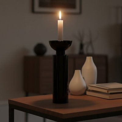 Glass Tabletop Tealight Holder