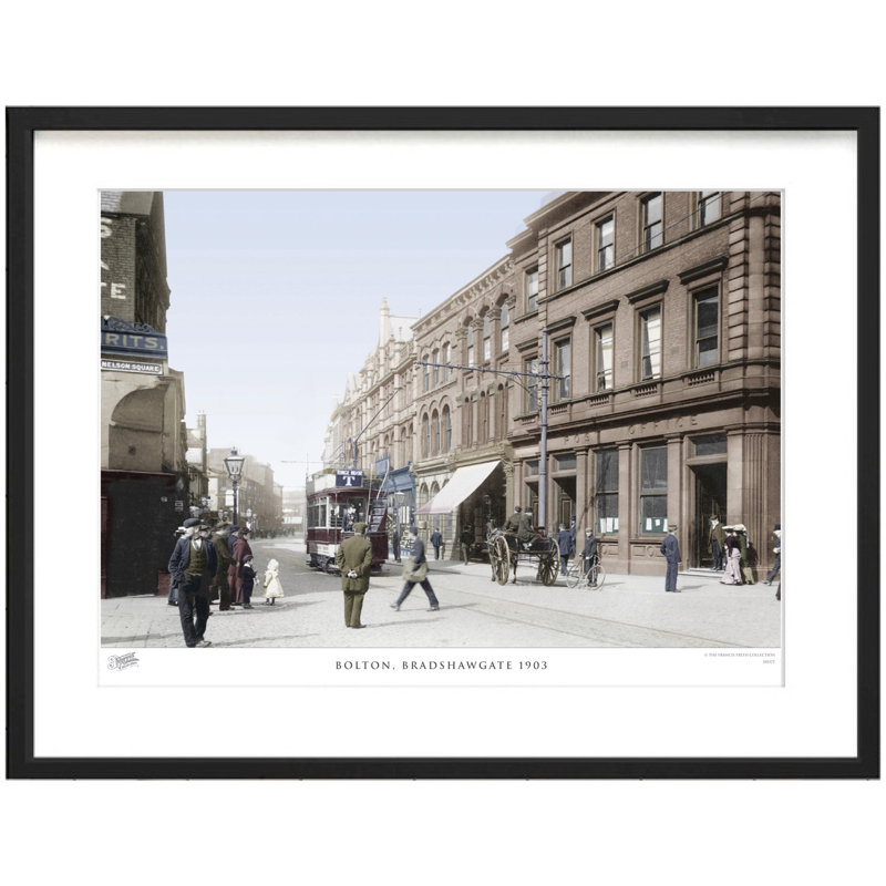 Bolton, Bradshawgate 1903 by Francis Frith - Single Picture Frame Print, 28cm H x 36cm W x 2.3cm D