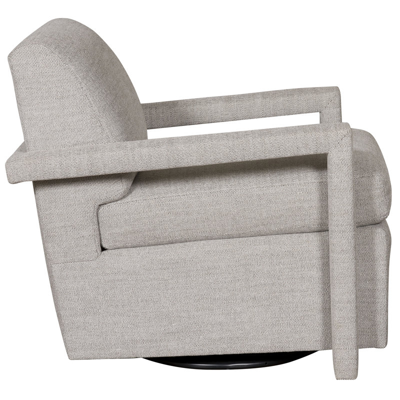 Thom Filicia Home Swivel Armchair, Worthy Snow
