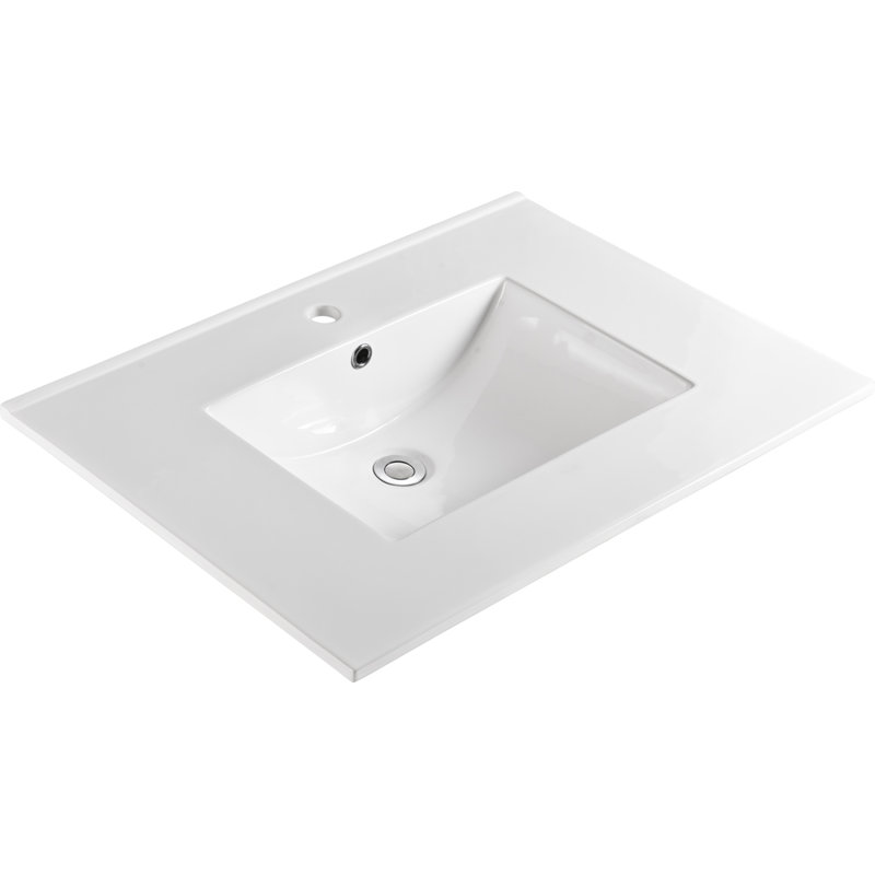 Plateau de meuble-lavabo simple 31 po
