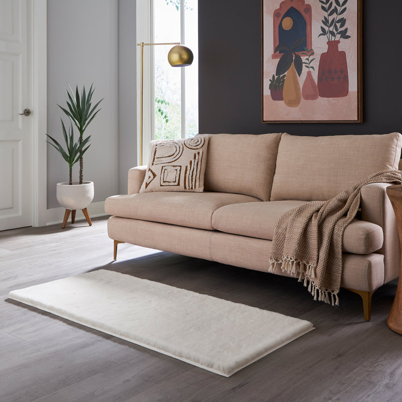 Tapis de bain Dority, Beige