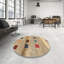 Tapis contemporain beige / rouge / bleu-631124817
