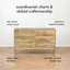 Commode 6 tiroirs Belleville Ivywood-70051685