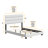Boyd Sleep Napoli Faux Leather Fabric Upholstered Platform Bed Frame w/Adjustable Headboard, no Noise Strong Wood Slat Support, Box Spring/Foundation Required, Easy Effortless Assembly,-286816234-286816232