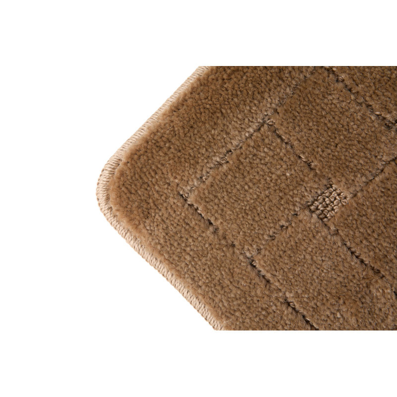 Architha Polypropylene Plastic Non-Slip Bath Mat, Beige