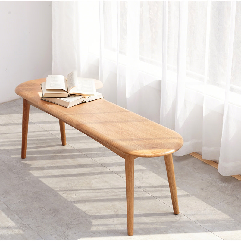 Banc en bois l 47,24 po, Chêne