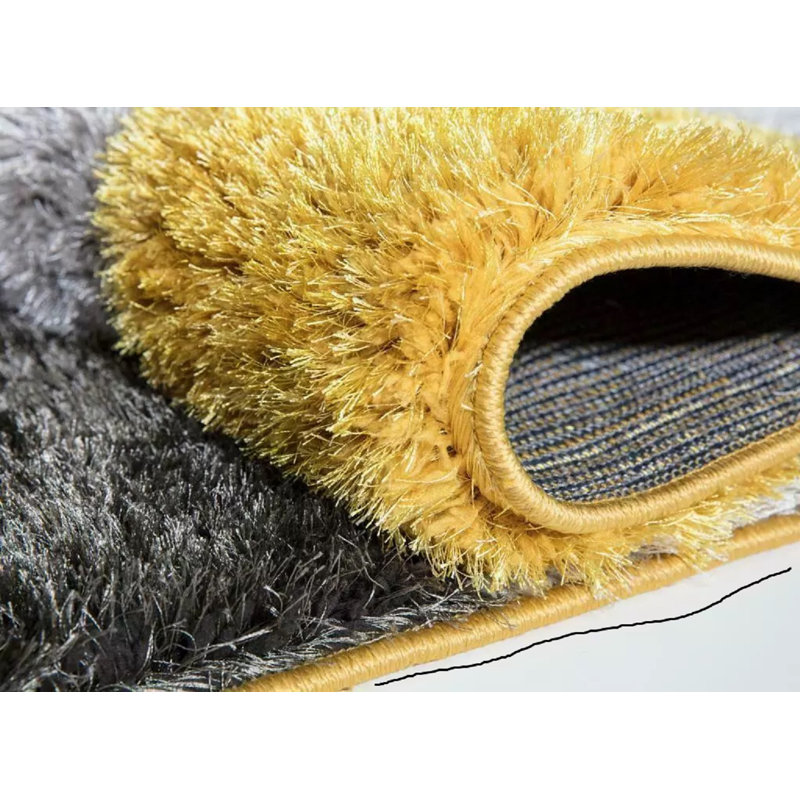 Solid Colour Shag Area Rug, Rectangle 200 x 290cm