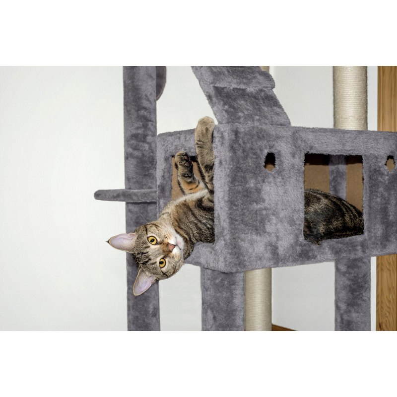 Tiger Tough 69.3'' H Cat Tree, Gray