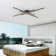 Whisman 4-Light LED Semi Flush Mount Ceiling Remote Dimmable Square Large Size