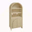 Garde-manger arqué, armoires de rangement en bois de ferme moderne, armoire de rangement arquée avec tablettes réglables, armoire polyvalente pour la cuisine, la salle à manger et le salon