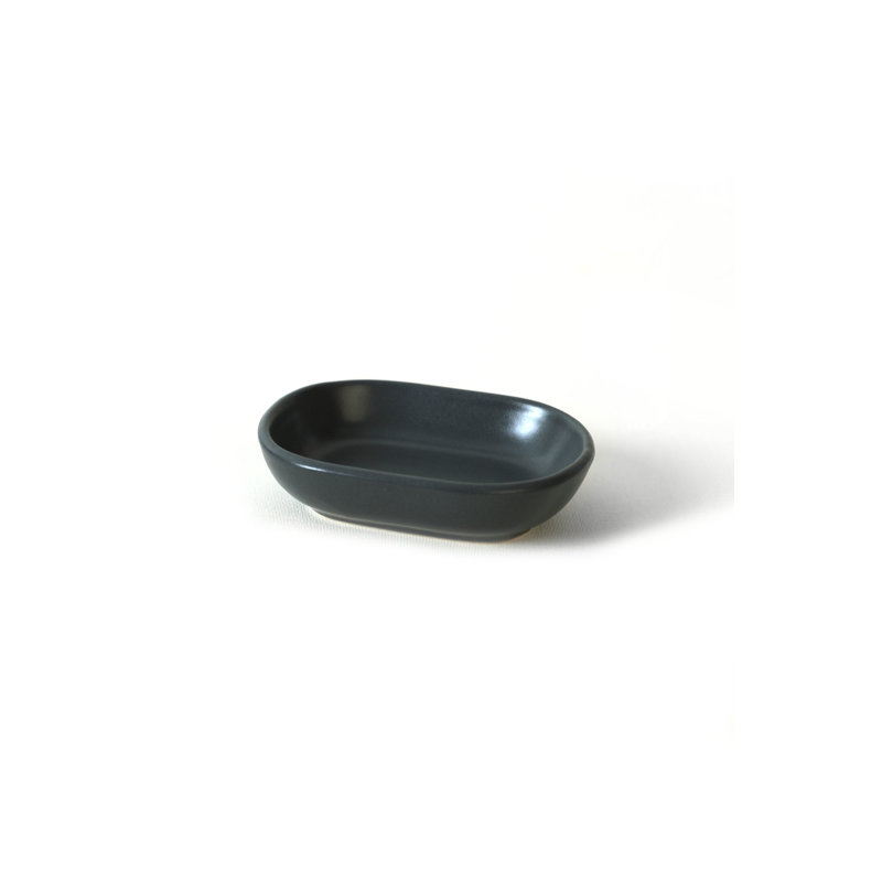 Latitude Run Areej 100% CERAMIC Salad Bowl, Dark Grey