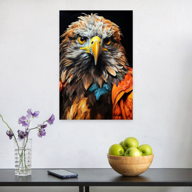 Art mural Regal Eagle, 24" H x 16" W