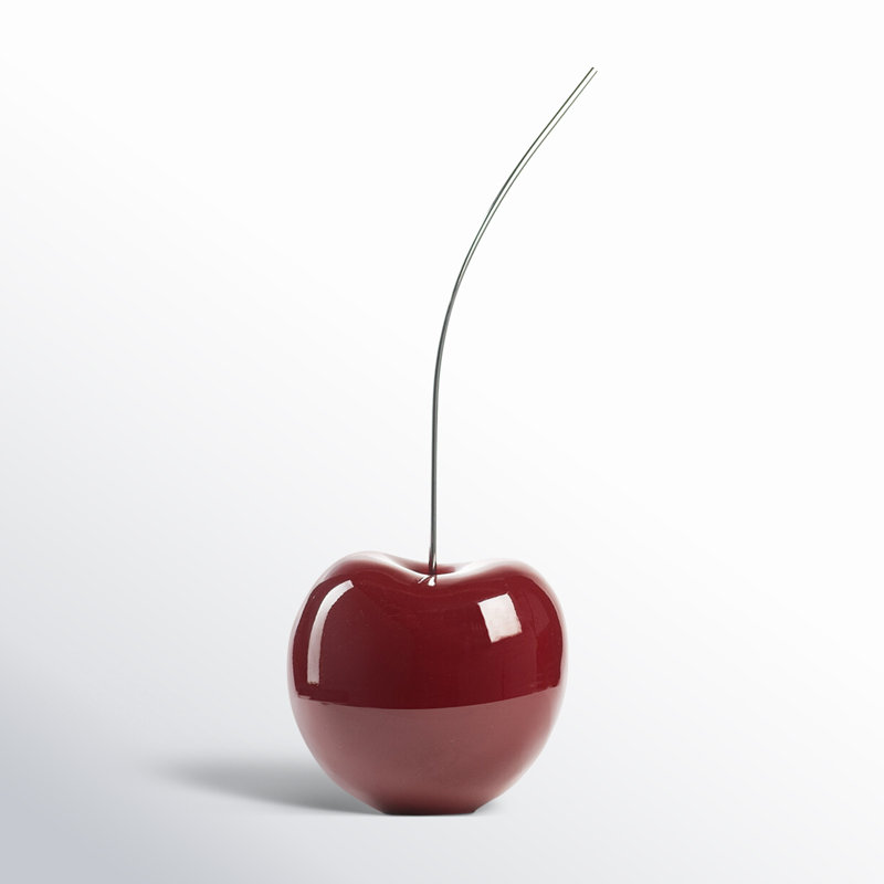 Izara Food & Beverage Figurines & Sculptures, 18" H x 5.5" W x 5" D, Dark Red