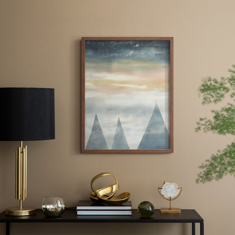 Christmas Holiday Art DCCCXII Framed Print - Solid Wood, Noyer, H 30 po x l 24 po