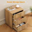 Table de chevet 3 tiroirs 23,6 po-1344444867