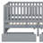 Daybed With Fence Guardrails And 2 Drawers, Split Into Independent Floor Bed & Daybed-1035858414