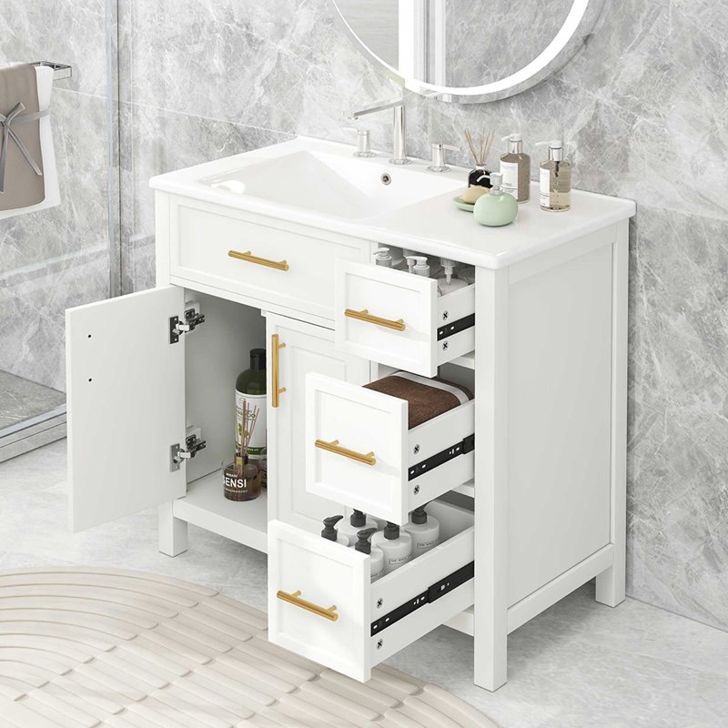 Meuble-lavabo simple Neidelin