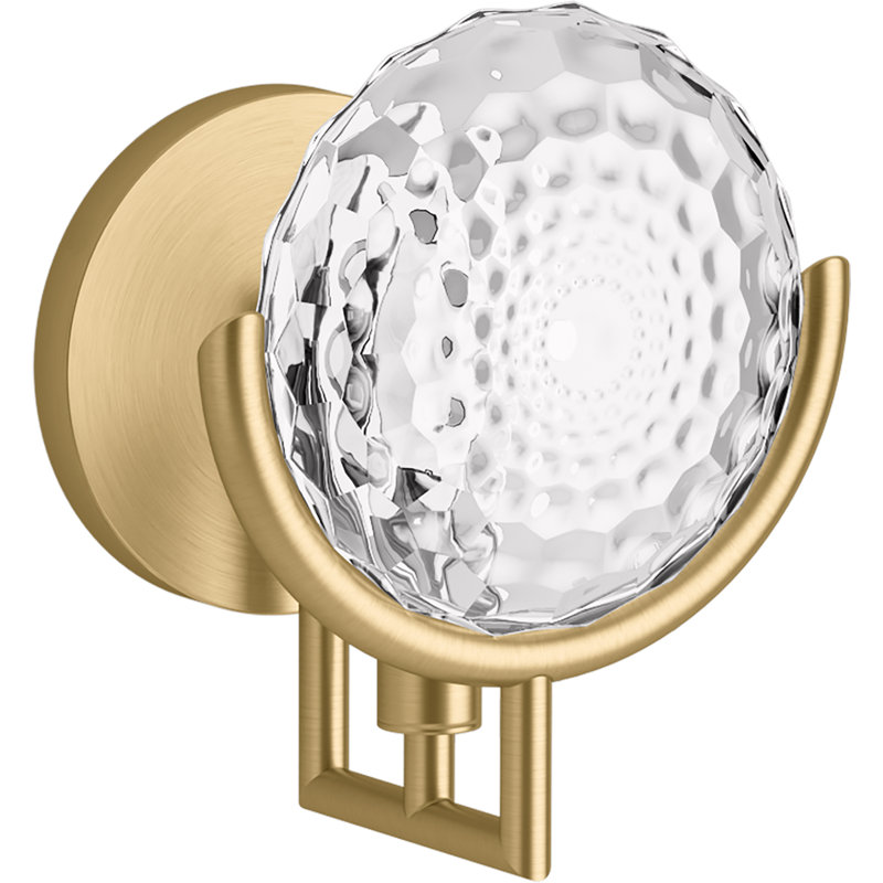 Éclairage pour meuble-lavabo à 1 lumière Arendela, Laiton brossé