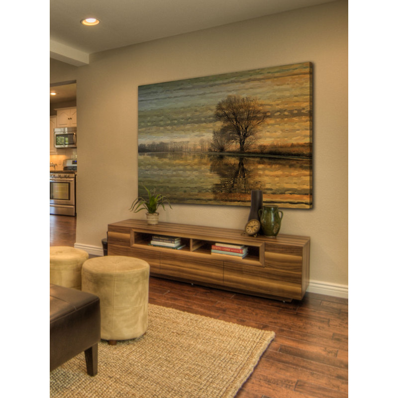 « tree coucher », reproduction d’art sur toile tendue, H 30 po x l 45 po x P 1,5 po
