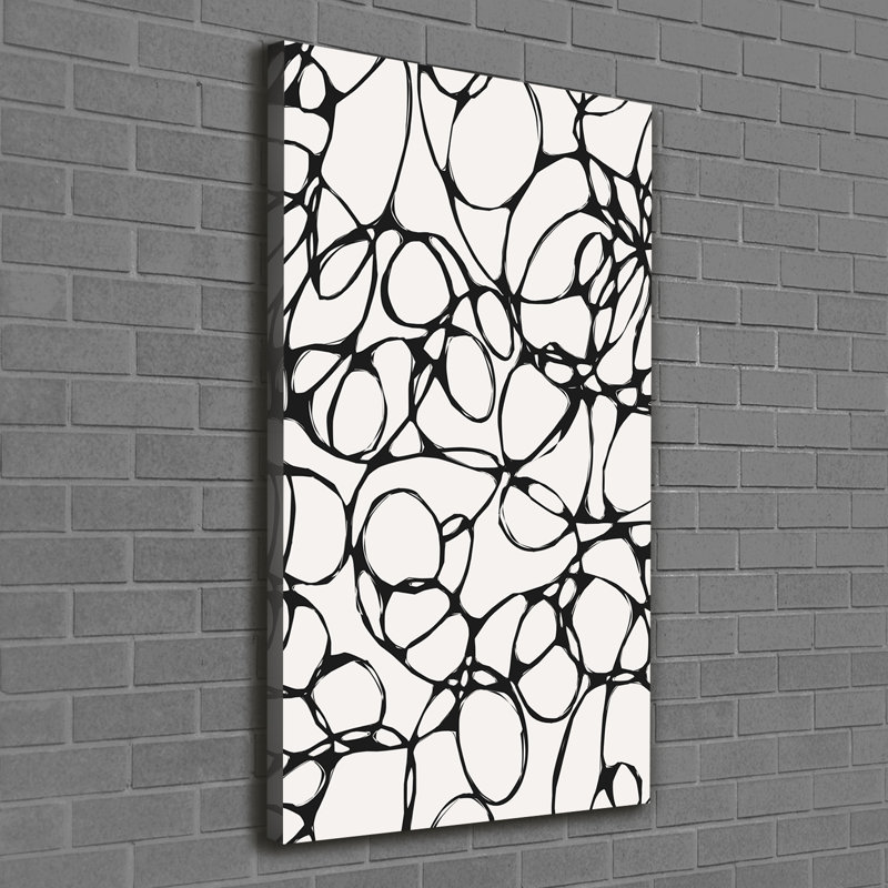 Chaotic Circles - Wrapped Canvas Print