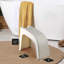 Tabouret de douche, repose-pieds de douche, repose-pieds de beauté pour faciliter les pédicures à la maison, soigner vos pieds, ne plus plier, pieds robustes antidérapants et rangement intégré