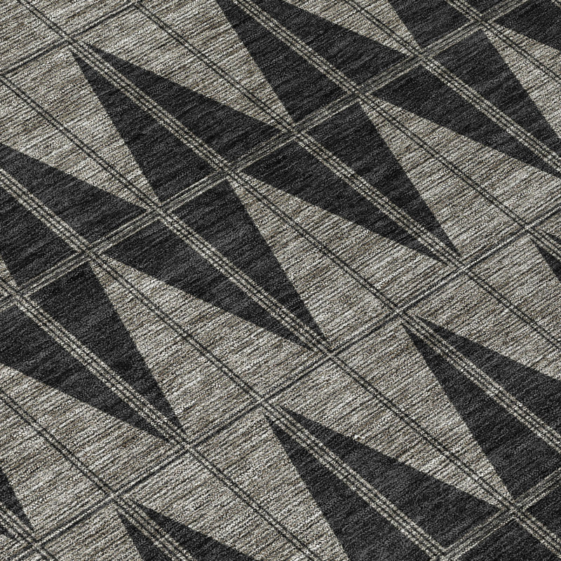Machine Washable Indoor/Outdoor Kugler ACN2415 Geometric Rug, Rectangle 5' x 7'6"