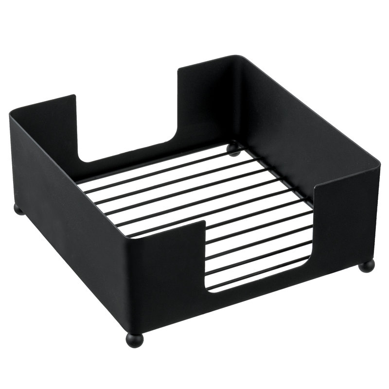 Square Black Napkin Paper Towel Holder