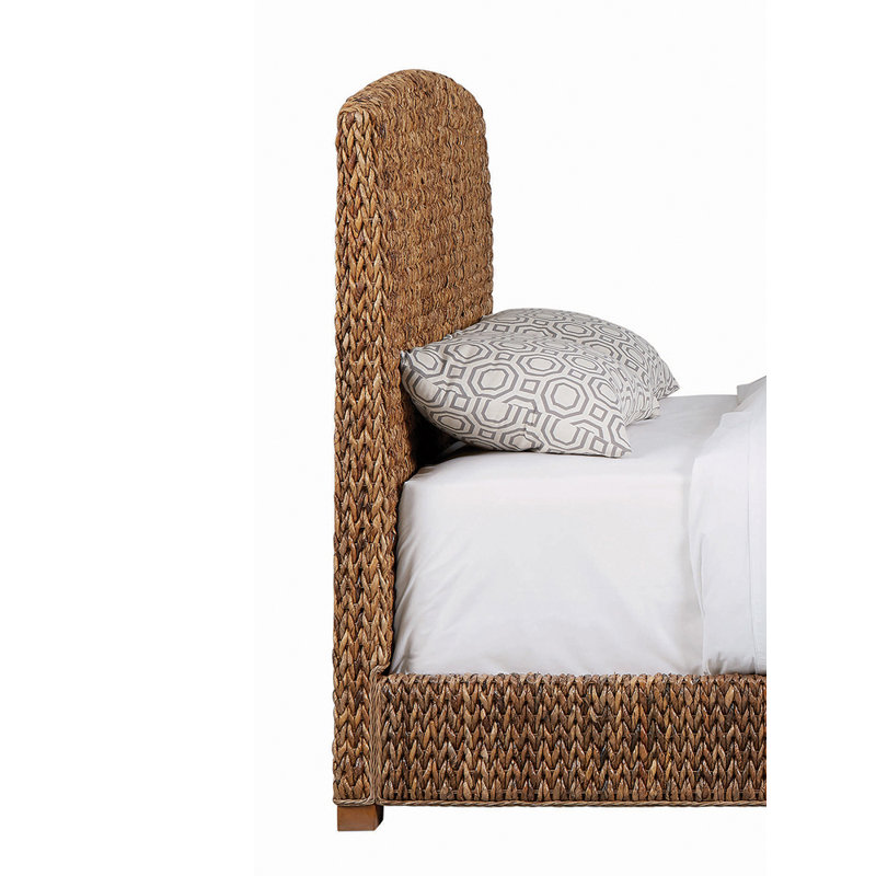 Daeson Upholstered California King Panel Headboard Beige, Full