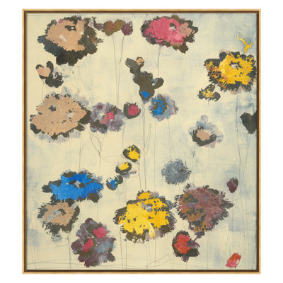 Pop Flowers 1 Print by Maeve Harris