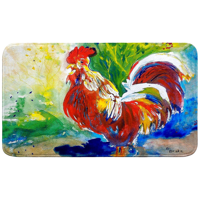 Tapis de bain Red Rooster, L 30 po x l 18 po