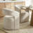 Roya Barrel-Back Dining Chair With Casters-969359524