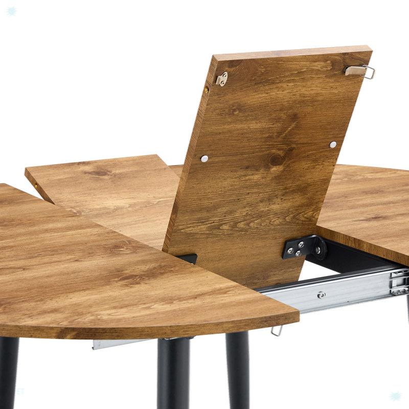 Modern Extendable MDF Dining Table Set