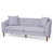 100% polyester gris nuage est en rupture de stock
