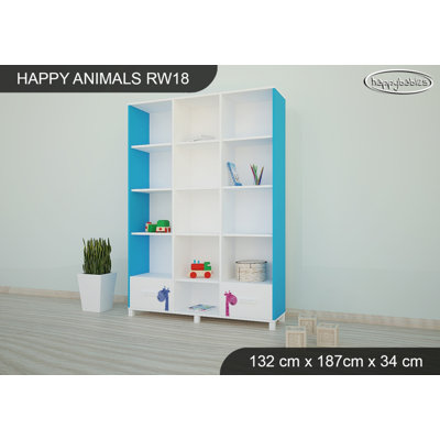187cm H X 132cm W Kids Bookcase