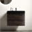 Modern Matte Black Engineered Quartz Integrated Basin With Overflow For Bathroom Matt And Design